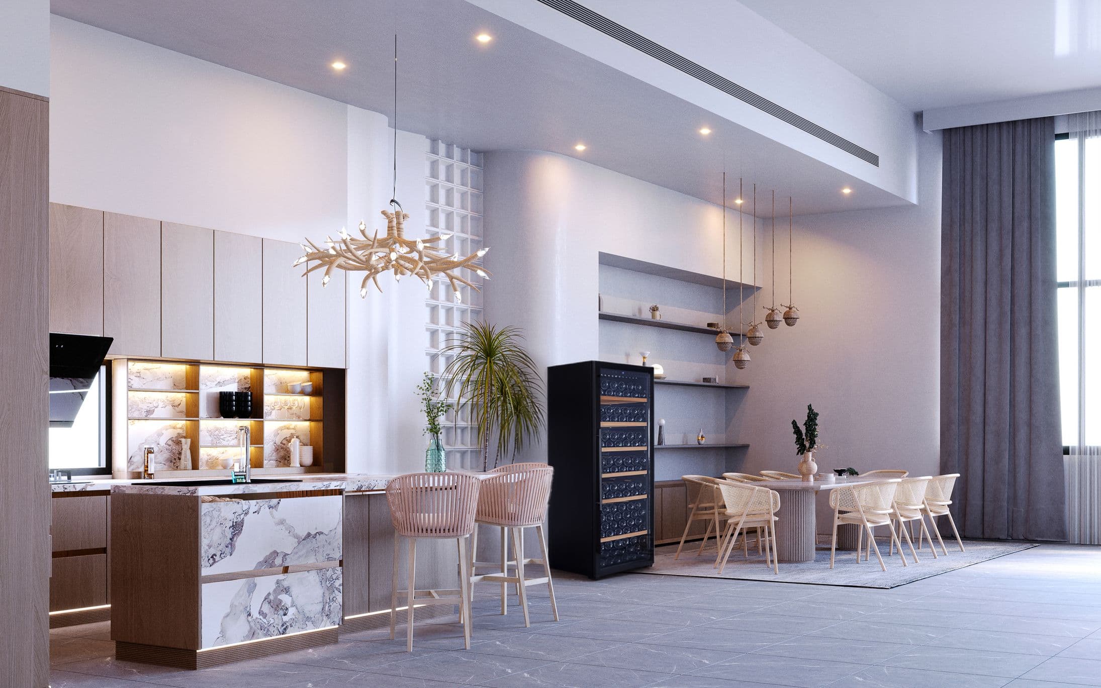 Vinobox 190 Pro in a modern condominium